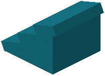 Cyan Concrete Roof