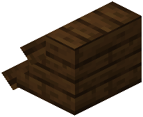 Dark Oak Planks Steep Base Roof