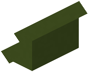 Green Concrete Steep Top Roof