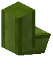 Green Rain Gutter Downspout