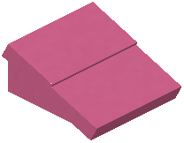 Pink Concrete Lower Top Roof