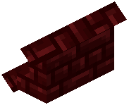 Red Nether Bricks Steep Top Roof