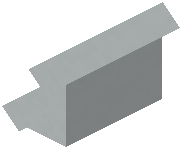 White Concrete Steep Top Roof