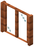 Rectangle Acacia Planks Window