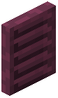 Crimson Louvered Shutter