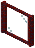 Crimson Pane Window