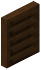 Dark Oak Louvered Shutter