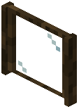 Dark Oak Pane Window