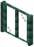 Rectangle Dark Prismarine Window