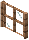Jungle Planks Four Pane Window