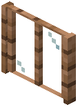 Rectangle Jungle Planks Window