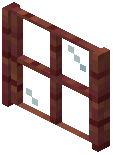 Mangrove Planks Four Pane Window