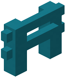 Cyan Concrete Fence