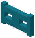 Cyan Concrete Gate