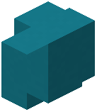 Cyan Concrete Wall