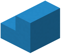 Light Blue Concrete Stairs