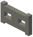 Light Gray Concrete Fence Gate