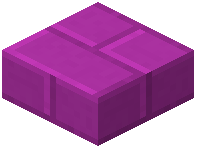 Magenta Concrete Brick Slab