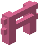 Pink Concrete Fence