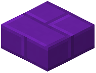 Purple Concrete Brick Slab