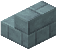 Cyan Kaolin Brick Stairs