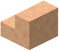 Smooth Pink Sandstone Stairs