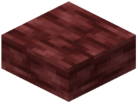 Smooth Netherrack Slab