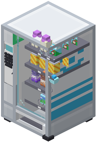 White Vending Machine