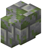 Mossy Andesite Brick Wall