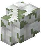 Mossy Calcite Brick Wall