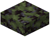 Mossy Cobbled Blackstone Slab