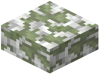 Mossy Cobbled Calcite Slab