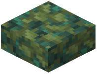 Mossy Cobbled Dark Prismarine Slab
