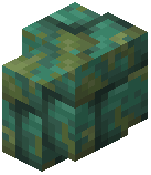 Mossy Dark Prismarine Brick Wall