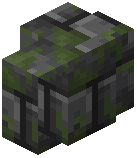Mossy Deepslate Brick Wall