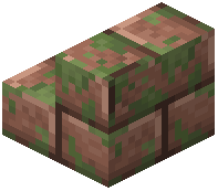 Mossy Granite Brick Stairs